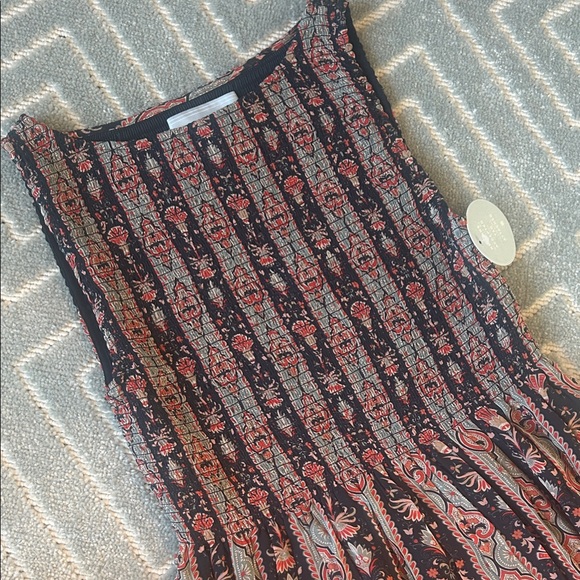 Hill House Cosima Floral Patterned Sleeveless Dress - Picture 2 of 4